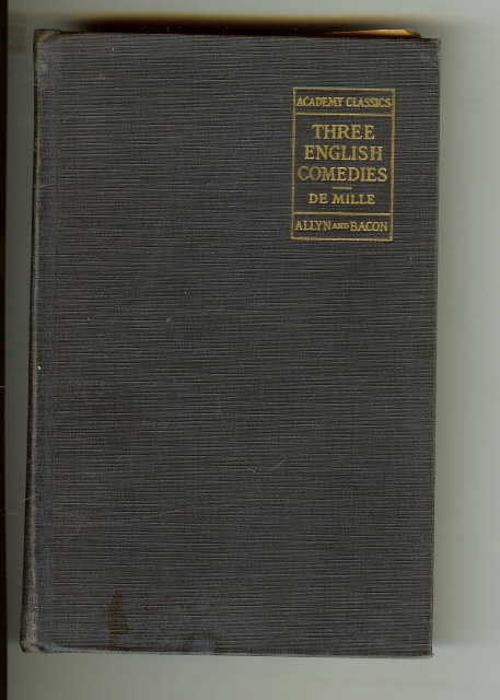 Image for Three English Comedies De Mille