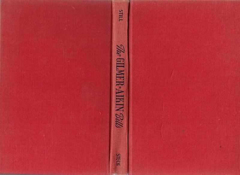 Image for The Gilmer-Aikin bills;: A study in the legislative process