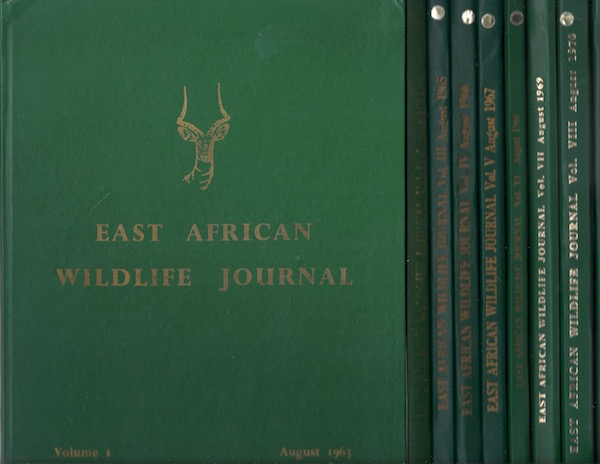 Image for East African Wildlife Journal (9 volumes)