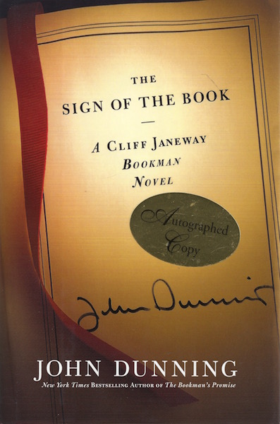 Image for The Sign of the Book: A Cliff Janeway "Bookman" Novel (Cliff Janeway Novels)