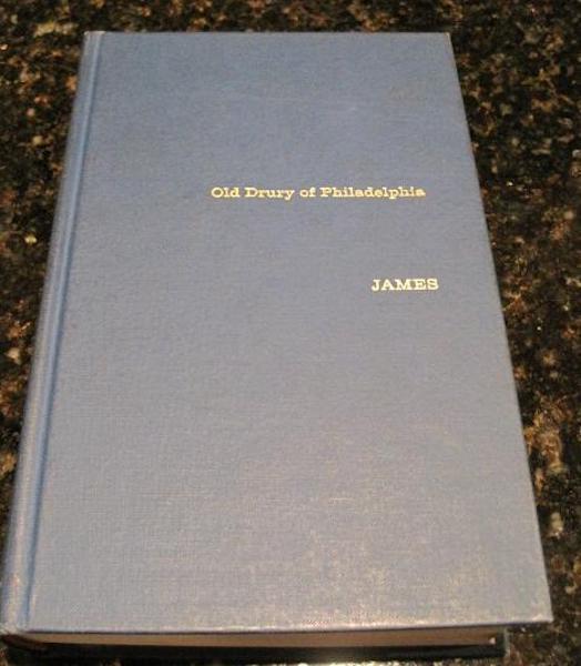 Image for Old Drury of Philadelphia James 1968 Philadelphia Stage